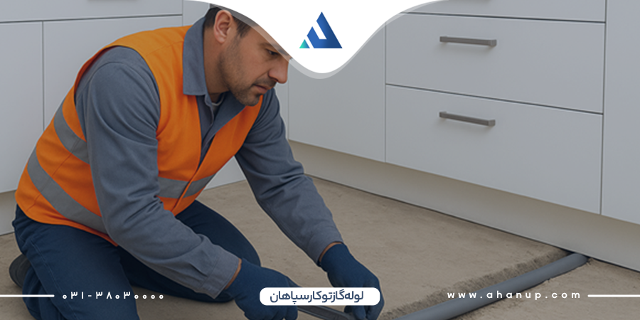 لوله گاز توکار سپاهان