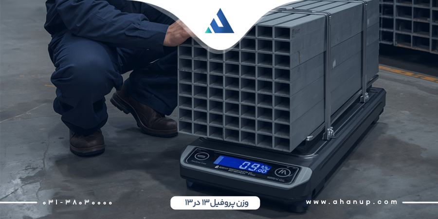 وزن پروفیل 13 در 13