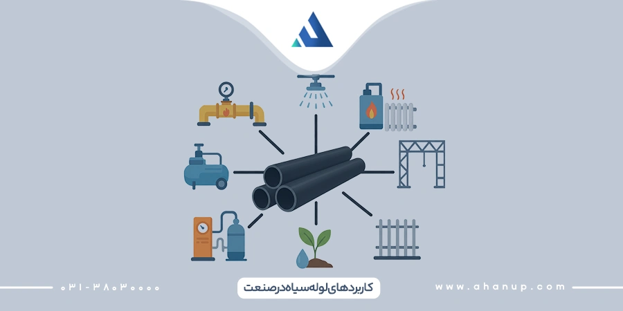 کاربردهای لوله سیاه در صنعت