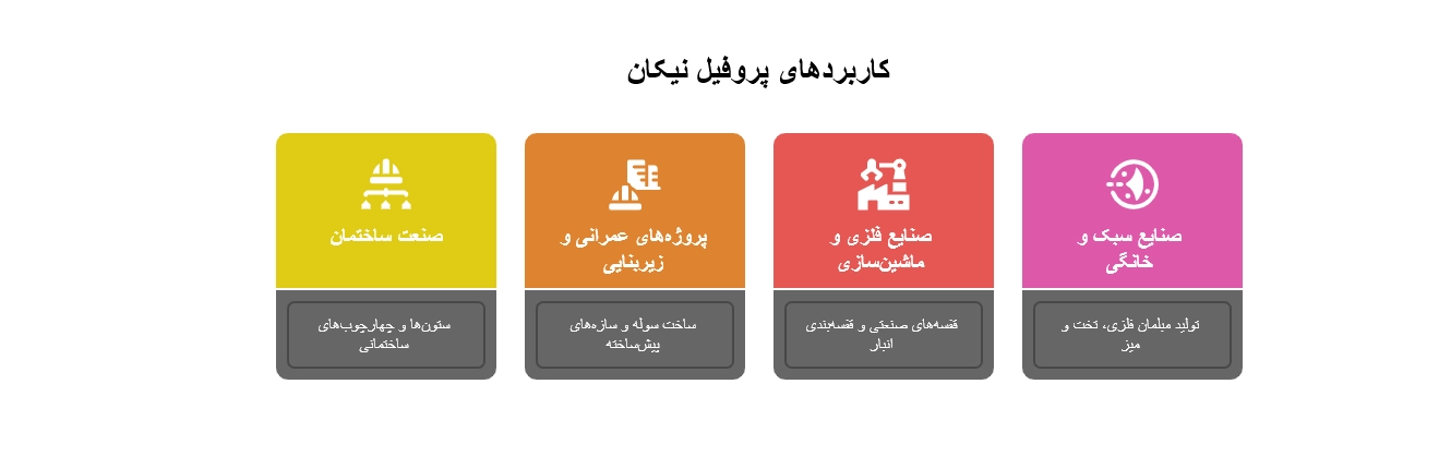 کاربرد پروفیل نیکان