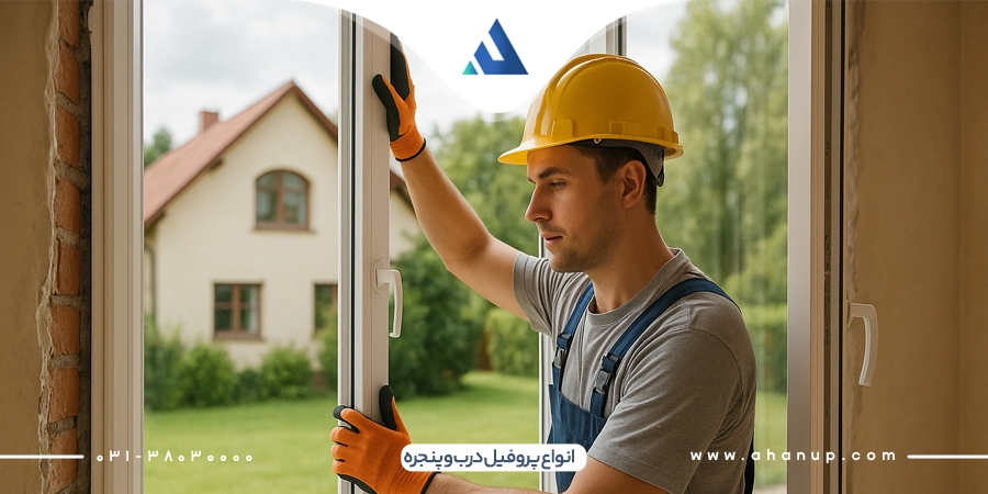 انواع پروفیل درب و پنجره آهنی