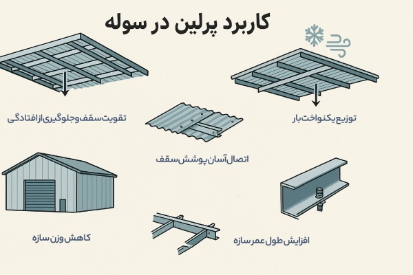 کاربرد پرلین در سوله