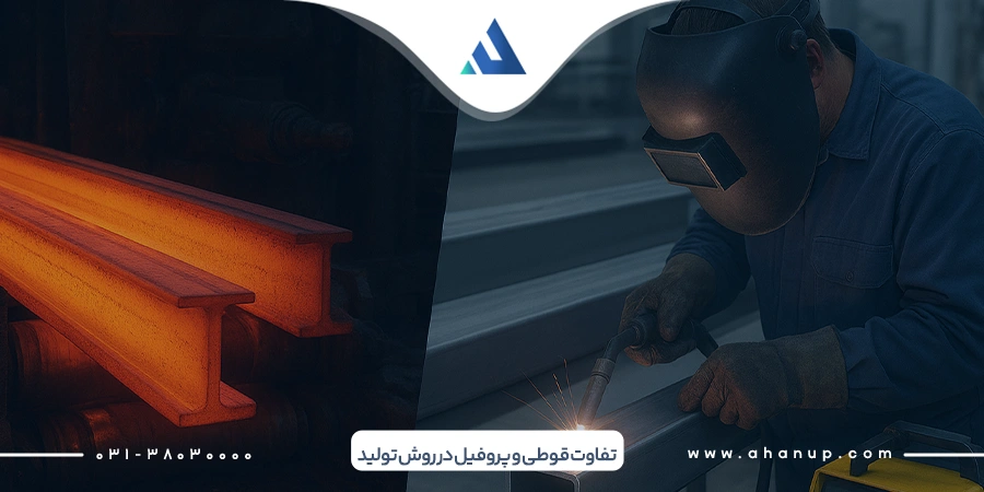 تفاوت قوطی و پروفیل در روش تولید