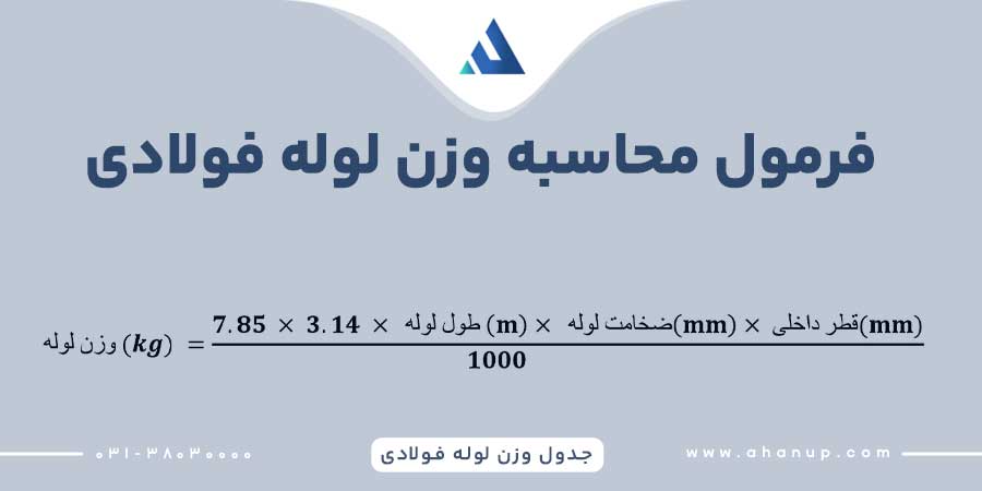 وزن لوله فولادی 400