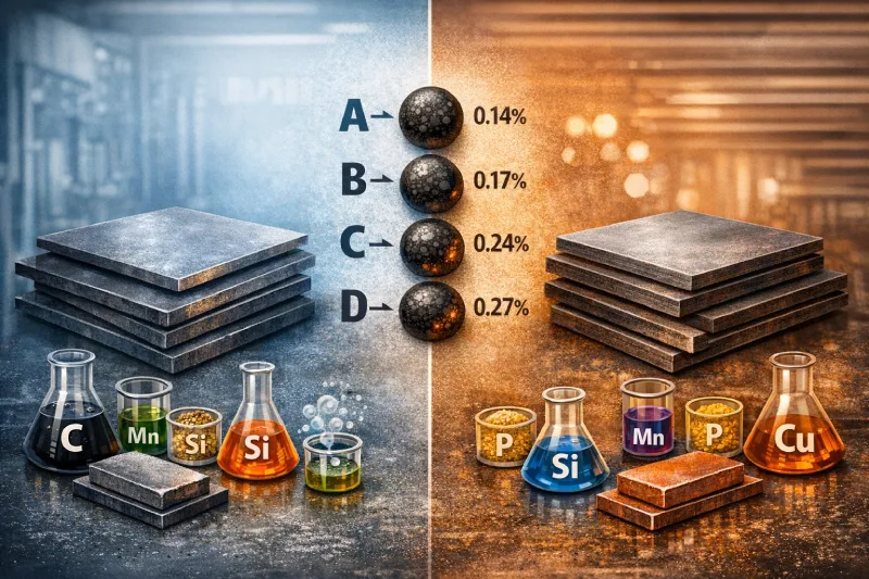 تفاوت ورق ST37 و A283 از نظر ترکیب شیمیایی