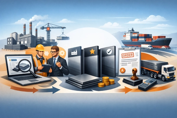 مراحل خرید ورق سیاه