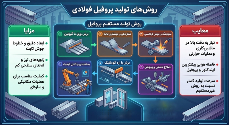 روش تولید مستقیم پروفیل