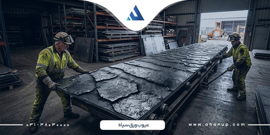 عیوب ورق سیاه