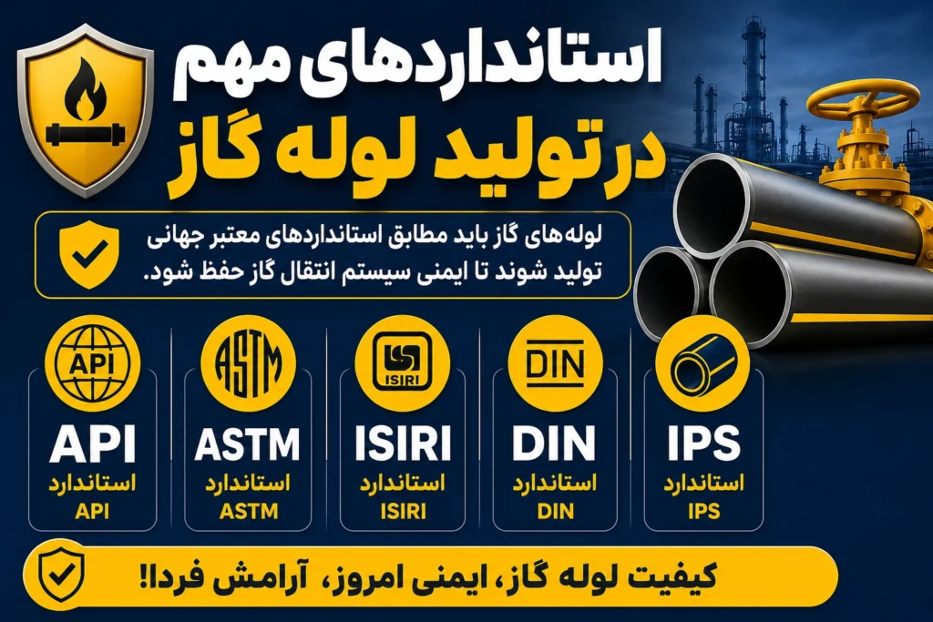 تولیدکنندگان لوله گازی و استانداردهای لوله
