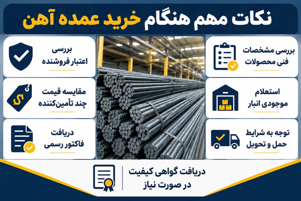 فروش تناژی آهن در اصفهان