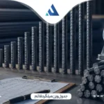 جدول وزن میلگرد قائم